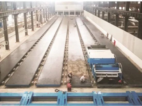 Ligne de production et préfabrication