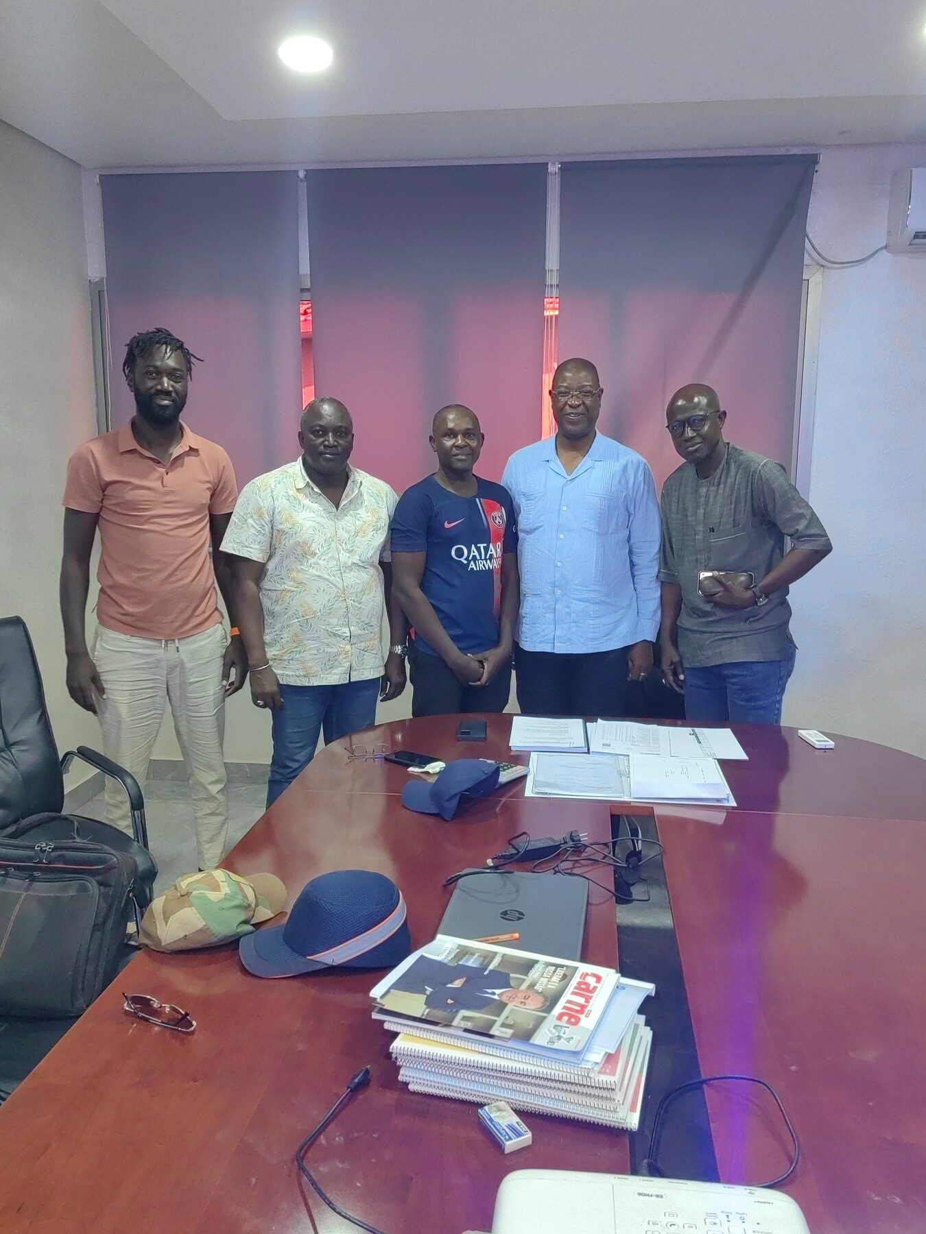 Séance de travail avec Bissau Business Enterprise à Bissau