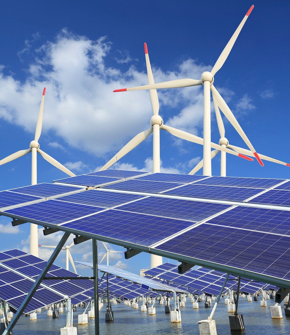 Solaire et éolien combinés